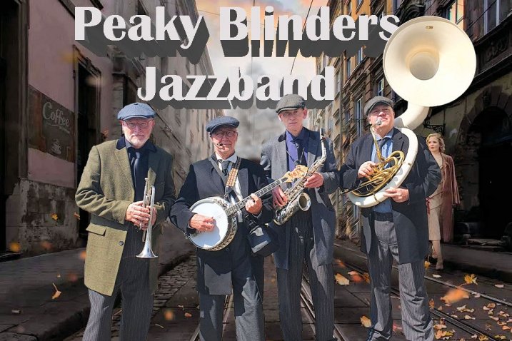 Peaky Blinders Jazzband boekt u bij www.kwekel-evenementen.nl