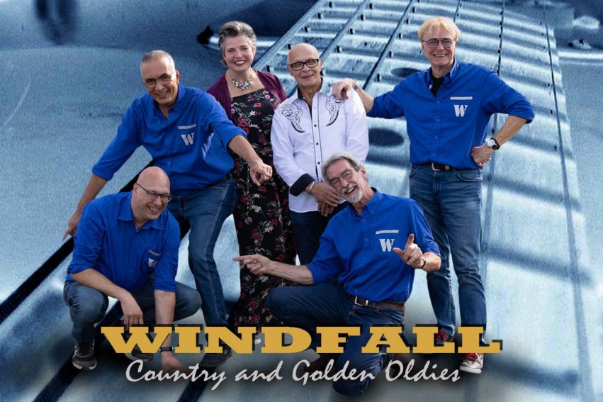 Countryband Windfall te boeken bij www.kwekel-evenementen.nl